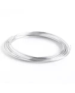 Проволока для плетения D=1,5мм, намотка 5м, цвет сербра арт. СМЛ-29202-2-СМЛ4018143