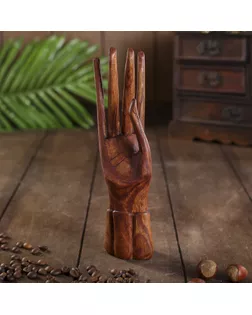 Подставка под кольца дерево "Кисть" 6х6х20 см арт. СМЛ-34677-1-СМЛ0004165676