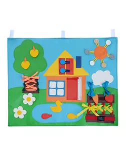 Коврик развивающий тактильный «Домик», 60 × 50 см арт. СМЛ-65097-1-СМЛ0004170078