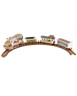 Железная дорога «Скорый поезд», работает от батареек, в пакете арт. СМЛ-138125-1-СМЛ0004175157