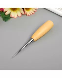 Шило дерево, металл длина иглы 6 см 12х1,8х1,8 см арт. СМЛ-29690-1-СМЛ4191592