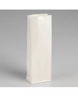 Пакет бумажный фасовочный, бело-жемчужный, 7 х 4 х 21 см арт. СМЛ-66418-1-СМЛ0004251121