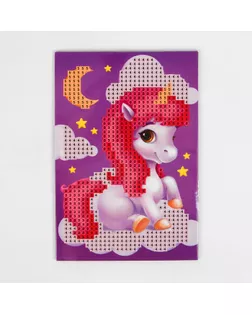 Алмазная мозаика для детей "Волшебный единорог" 10*15 см арт. СМЛ-31959-1-СМЛ4254309