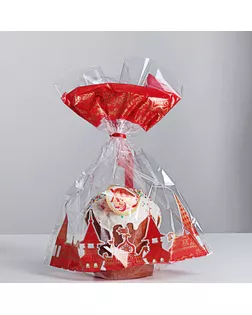 Упаковка под кулич, донная складка, 28 х 34/5, 25 мкм арт. СМЛ-66232-1-СМЛ0004267547