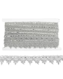 Тесьма серебро 2,7, в рулоне 10 м. арт. СМЛ-32655-1-СМЛ4272359