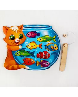 Магнитная рыбалка "Кот", головоломка арт. СМЛ-72275-1-СМЛ0004276034