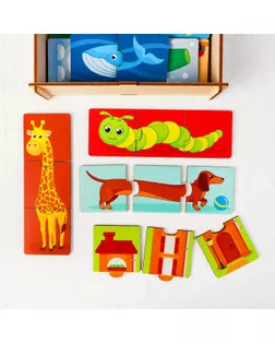 Пазл тройной  "Собери картинку" (головоломка) арт. СМЛ-72285-1-СМЛ0004276046