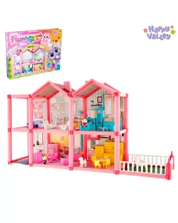 Дом для кукол «Кукольный дом» с аксессуарами арт. СМЛ-74453-1-СМЛ0004298218