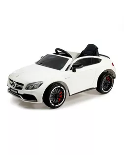 Электромобиль MERCEDES-BENZ C63 S AMG, цвет белый, EVA колеса арт. СМЛ-98991-3-СМЛ0004351837