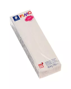 Полимерная глина запекаемая 454 г FIMO soft, белый арт. СМЛ-211849-1-СМЛ0004352343
