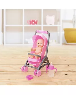 Пупс «Малыш» в коляске арт. СМЛ-71778-1-СМЛ0004411822