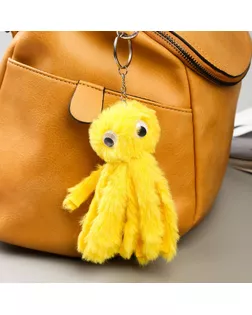 Пушистик на кольце "Маленький осьминожек" МИКС 14х5х5 см арт. СМЛ-121313-1-СМЛ0004444883