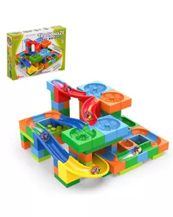 Конструктор блочный марблс «Турбошарики», 128 деталей арт. СМЛ-121488-1-СМЛ0004483950