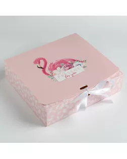 Коробка подарочная Present for you, 20 х18 х5 см арт. СМЛ-99279-1-СМЛ0004532937