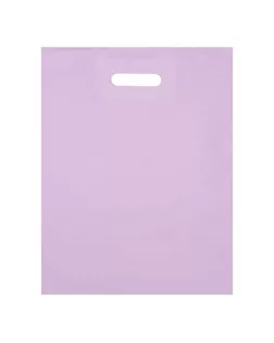 Пакет полиэтиленовый, с вырубной ручкой, сиреневый, 34 х 45, 33 мкм арт. СМЛ-99157-6-СМЛ0004540366
