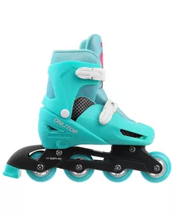 Роликовые коньки раздвижные, размер 30-33, колёса PVC 64 мм, пластиковая рама арт. СМЛ-146122-2-СМЛ0004605211