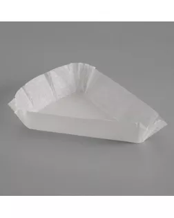 Тарталетка, белая, форма треугольник, 10,2 х 10,2 х 7,5 х 2,5 см арт. СМЛ-74046-1-СМЛ0004620411