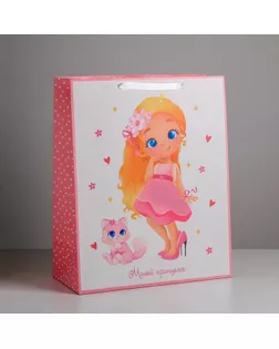 Пакет ламинированный «Милой принцессе», XL 49 × 40 × 19 см арт. СМЛ-87151-1-СМЛ0004623301