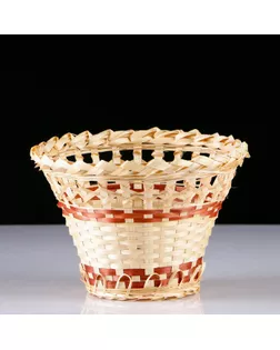 Корзина "Стакан", бамбук, 13х19 см арт. СМЛ-190618-1-СМЛ0004652145