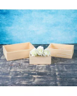 Кашпо деревянное Элегант "Классик", 3 в 1, МАССИВ СОСНЫ, натуральный Дарим Красиво арт. СМЛ-74332-1-СМЛ0004660368