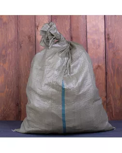 Мешок ПП, 50 × 90 см, на 40 кг, зелёный арт. СМЛ-74598-1-СМЛ0004660858