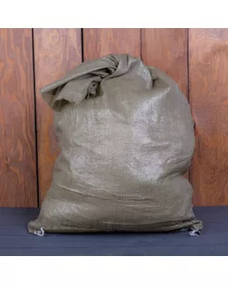 Мешок ПП, 55 × 95 см, на 50 кг, зелёный арт. СМЛ-74601-1-СМЛ0004660861