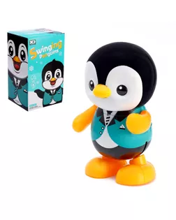 Игрушка «Пингвинёнок», работает от батареек, танцует, световые и звуковые эффекты арт. СМЛ-78743-1-СМЛ0004669854