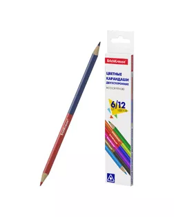 Карандаши двухсторонние 12цв*6шт ErichKrause Basic  трехгранные 50530 арт. СМЛ-188714-1-СМЛ0004716413