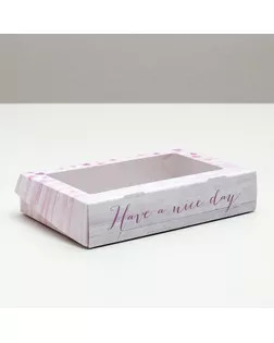 Коробка складная «Хорошего дня», 20 × 12 × 4 см арт. СМЛ-114883-1-СМЛ0004747438