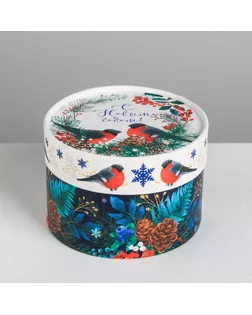 Коробка подарочная «Зима», 12 х 8 см арт. СМЛ-86672-1-СМЛ0004810505