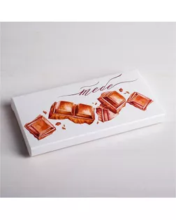 Коробка для шоколада «Тебе», 17,3 × 8,8 × 1,5 см арт. СМЛ-82339-1-СМЛ0004850555