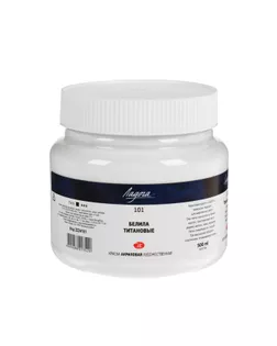 Краска акриловая художественная «Ладога», 500 мл, белила титановые арт. СМЛ-175837-1-СМЛ0004853160