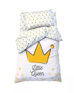 Постельное белье "Этель" 1.5 сп Little queen 143*215 см, 150*214 см, 50*70 см -1 шт,100% хл, бязь арт. СМЛ-194886-1-СМЛ0004855302