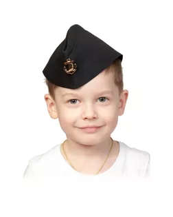 Пилотка детская «ВМФ», р. 52-54 см, цвет чёрный арт. СМЛ-79763-1-СМЛ0004871169