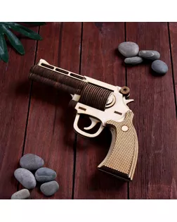 Сувенир деревянный пистолет "Револьвер" арт. СМЛ-105848-1-СМЛ0004874603