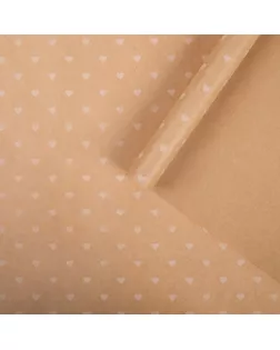 Бумага упаковочная крафтовая "Сердца"  50х70 см арт. СМЛ-84510-1-СМЛ0004947123