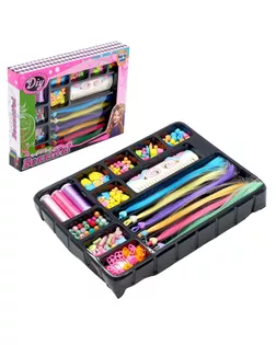 Набор парикмахера «Делаем причёски» с аксессуарами для волос арт. СМЛ-142044-1-СМЛ0004973213