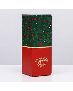 Коробка складная «Новый год», 12 х 33,6 х 12 см арт. СМЛ-88780-1-СМЛ0005003784