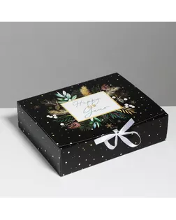 Складная коробка подарочная «Волшебство», 20 × 18 × 5 см арт. СМЛ-101634-2-СМЛ0005004071