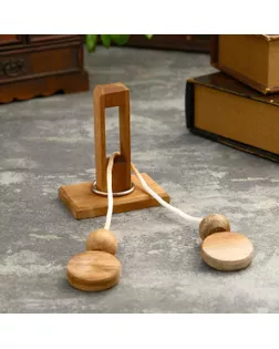 Головоломка из дерева "Задумка" 10х6х12 см арт. СМЛ-116970-1-СМЛ0005013841