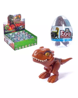 Фигурка динозавра «Рекс», в яйце арт. СМЛ-94771-1-СМЛ0005049706