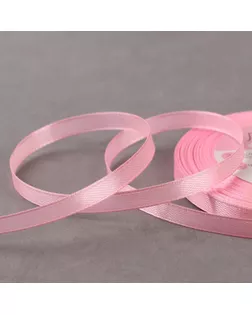 Лента атласная, 6 мм × 23 ± 1 м, цвет розовый №124 арт. СМЛ-111273-4-СМЛ0005052102