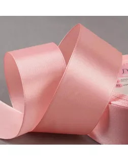 Лента атласная, 40 мм × 23 ± 1 м, цвет жемчужно-розовый №166 арт. СМЛ-111290-2-СМЛ0005052132