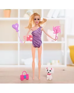 Кукла модель "Мира" в купальнике, с аксессуарами, МИКС арт. СМЛ-135693-1-СМЛ0005068613