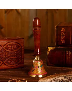 Колокол латунь "Альфред" 18х6х6 см арт. СМЛ-188319-1-СМЛ0005089341