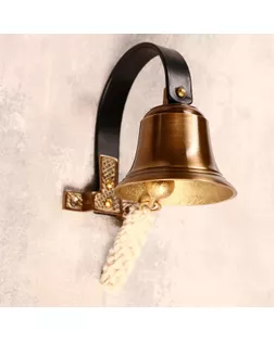 Рында латунь "Волна" 7х11х14 см арт. СМЛ-181833-1-СМЛ0005089700