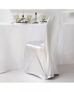 Чехол на стул, цв.серебро, 90*40*40 см, 100% п/э арт. СМЛ-141740-1-СМЛ0005111131