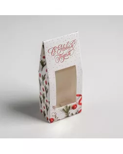 Коробка складная «С Новым Годом!», 6 × 14,5 × 3,5 см арт. СМЛ-91804-1-СМЛ0005115604