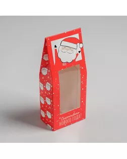 Коробка складная «Счастливого Нового Года», 6 × 14,5 × 3,5 см арт. СМЛ-91805-1-СМЛ0005115605