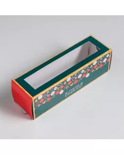 Коробка складная «Счастливых мгновений» 18 х 5,5 х 5,5 см. арт. СМЛ-89511-1-СМЛ0005118095